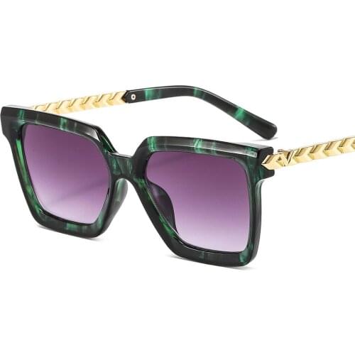 Square Oversized Sunglasses Fashion Women Men Luxury Brand Designer Sun Glasses Famale Male Retro Eyewear UV400 Shades Oculos