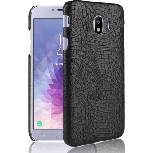 Subin Leather Crocodile Pattern New arrival for Samsung Galaxy J4 2018 J400 Case Retro Luxury Crocodile Skin Cover Phone Case