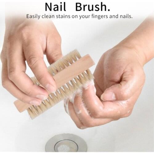 10PCS Nail Brushes Double-sided Wooden Manicure Makeup Brushes for Nails Art Brush Manicure Brushes Pedicure Nail Brush Set