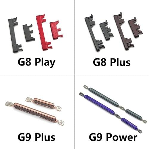 100Pcs/Lots Power Volume Side Button Key For Moto G9 Power G8 Plus G7 Play G8 Power Lite