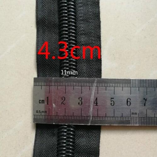 100 yards/lot Continuous Zipper chain ROLL TAPE black zippers repair FOR BOX suitCASE tent SLEEPING BAG Sewing Accessories
