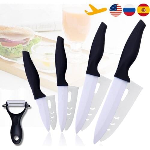 3 4 5 6 pollici utensili da cucina professionali Chef cucina Set di coltelli in ceramica pane verdure pesce carne coltelli