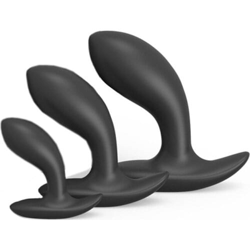 3 Pcs Butt Plug Trainer for Long-Term Wear. Dildos For Anal Plugs Training Set Base Prostate Toys for Beginners For Sex Xmas