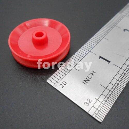 50PCS DIY 29MM4A 29MM Pulley Plastic Gears toy wheels concave dia.29mm TH= 5.8mm Aperture: 3.9mm 4MM RED NEW 50PCS/LOT *FD254X50