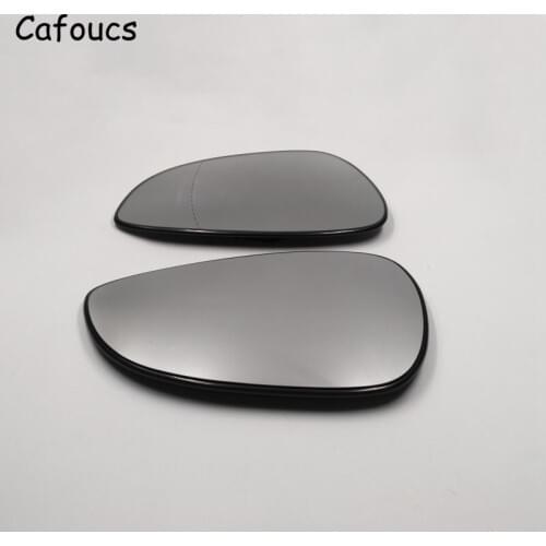 Cafoucs Car Rear view Mirror Glass For Ford Fiesta 2009 2010 2011 2012 2013 Parts