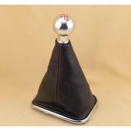 Black 5 Speed Aluminum Alloy Gear Shift Knob Gaitor Car Fit for VW Golf Bora Jetta MK4