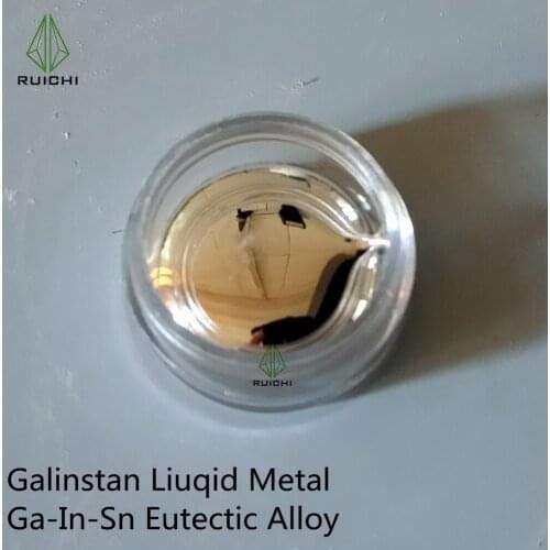 500g Low-Melting Galinstan Metal Melting Point 10°C/F50°F GaInSn Eutectic Heat Transfer Galinstan Liquid Metal