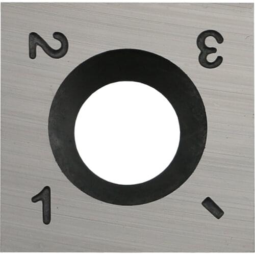 I Pcs 15mm (Ci1)Square Straight Carbide Insert Cutter(15X15X2.5) for Spiral/Helical Planer Cutter Head Wood Turning Lathe Tool