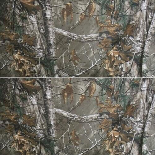 Bionic Dead Leaves Pine Needles Camo Fabric 1.5M Width TC Wear Resistant Camouflage Cloth for Disguise Jacket Pants Weapon Bags