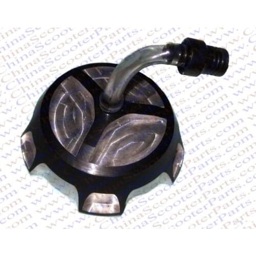CNC Aluminum Alloy Gas Fuel Tank Cap Cover Dirt Pit Bike ATV Parts Black