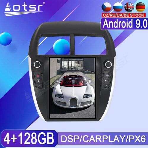 For MITSUBISHI ASX RVR Outlander Sport Android Radio Tape Recorder 2010-2014 Car Multimedia Player Stereo PX6 Tesla Navi No 2din
