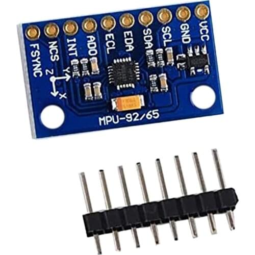 MPU 9250 GY-9250 SPI/IIC Communication 9 Axis, Module Accelerator, Gyroscope, Compass, Magnetic Field Sensor