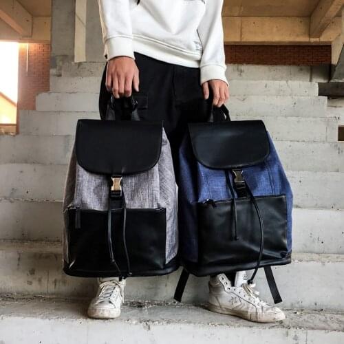 2021 New Trend Mens Student Backpack Travel Bagpack Fashion Laptop Backbag Male Cool School Bags For Teenager Boys Mochila