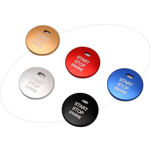 Car Engine Push Start Stop Button Switch Case Shell For Mazda 3 Axela CX-3-4-5 Replace Cover Abrasion-resistant Aluminum Alloy