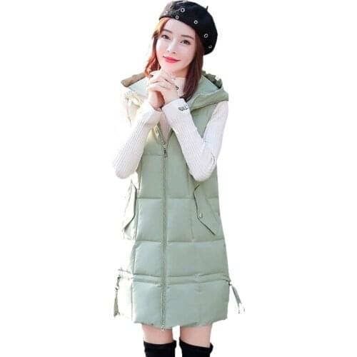 2021 New Winter and Autumn Vests for Women Quilted Korean Style Plaid Vest Womens Sleeveless Jacket Warm Womens Vest Female