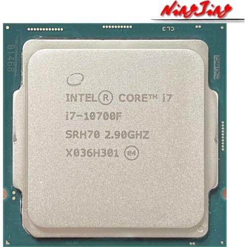 Intel Core i7-10700F i7 10700F 2.9 GHz Eight-Core 16-Thread CPU Processor L2=2M L3=16M 65W LGA 1200