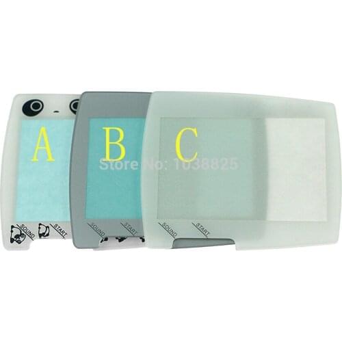 Silver White Replacement Protective Cover For Bandai Wonder Swan Color WSC WS plastic Screen Lens Protector