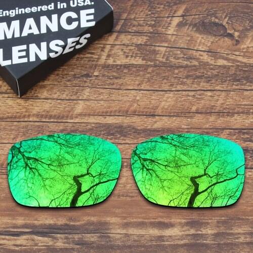 ToughAsNails Resist Seawater Corrosion Polarized Replacement Lenses for Oakley TwoFace Sunglasses Green Mirrored (Lens Only)
