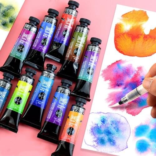 Super Vision 15ml Layered Color Master-level Watercolor Pigment Water Color Paint Tubes for Painting Drawing Art Suppliers