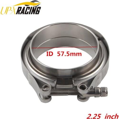 2.25 Inch 57.5mm VBand Clamp Hight Quality Stainless Steel Flange male female