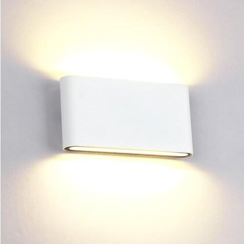 Waterproof Led outdoor indoor Wall Lamps 6W 12W IP65 Wall Mount Light Decoration for Living Room Garden lamp AC110V-240V