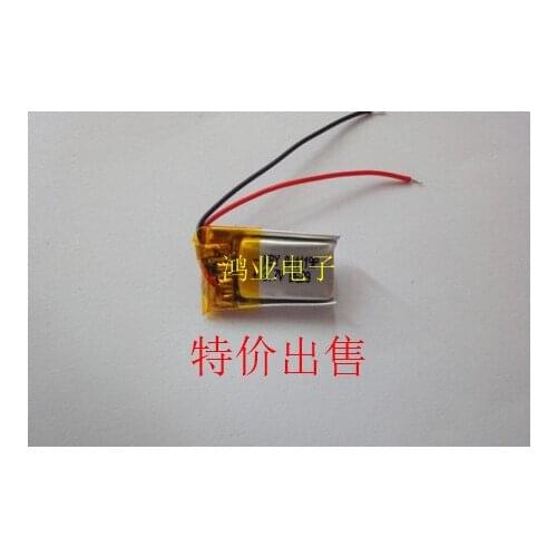 3.7V polymer lithium battery 401020041020 Bluetooth earphone general battery small toy small equipment Rechargeable Li-ion Cell