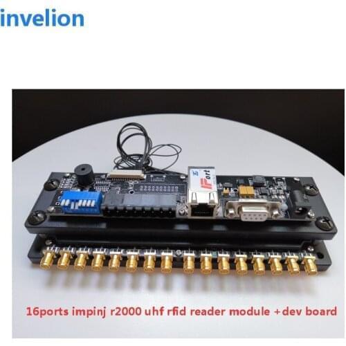 Invelion 2020 new arrival animal tracking uhf rfid fixed reader working with multiply rfid antenna with free development sdk