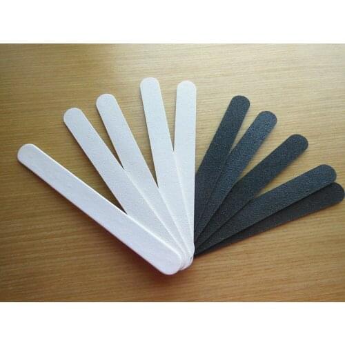 40 pcs mixed grit wooden nail file sandpaper nail file manicure tool cosmetic tool free shippiong