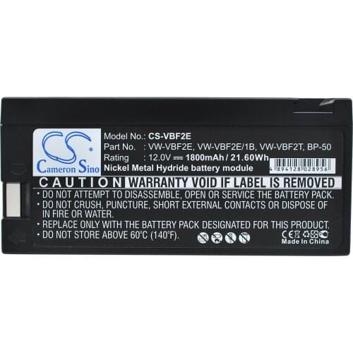 Cameron Sino 1800mAh Battery For BAUER-BOSCH VCC-516,VCC-526,VCC-550,VRP-30