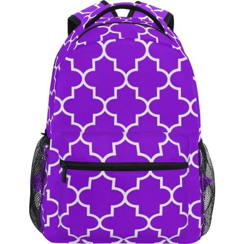 Large School Bags For Teenage Girls Fashion Polyester Grid Printing Schoolbag Women Backpacks Lightweight Children Backpacks