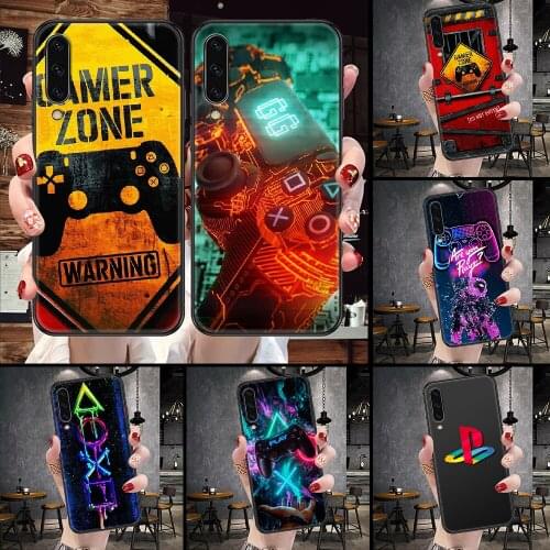 Play Station PS4 Game Phone Case For Samsung Galaxy A 10 12 20E 21S 30 32 40 50 51 52 70 71 72 5 6 7 2016 2018 black silicone