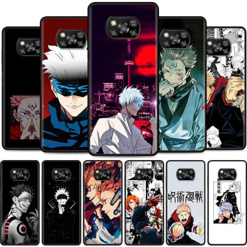 Gojo satoru Cell Phone Case for XiaoMi Poco X3 NFC M3 F1 F3 Mi 10T 9T Note 10 10T Pro A2 Lite 5G 11 9 SE CC9 Cover