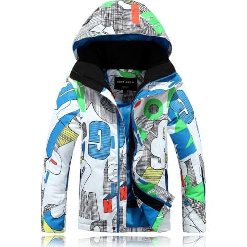 GSOU SNOW Kids Ski Jacket Winter Waterproof Windproof Breathable Snow Coat Mountain Skiing And Snowboarding Jacket
