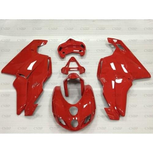 For DUCATI 999 2005 - 2006 Abs Fairing for DUCATI 749 06 Body Kits 999S 2006 Red White Plastic Fairings