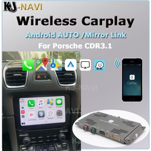 For Porsche CDR3.1 CDR 3.1 Boxster Panamera Cayman Cayenne 911 Carrera Wireless Carplay Android Auto Mirror Link AirPlay