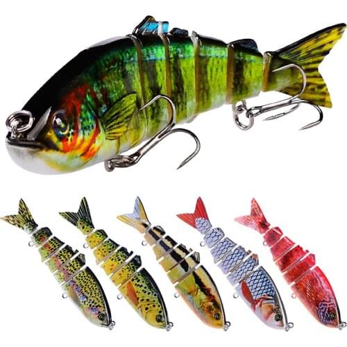 Walk Fish Wobblers Fishing Baits 13.5G-38G Swimbait Multi Jointed Bait Sinking Minnow Section Bait Pike Bass Carp Fishing Tackle