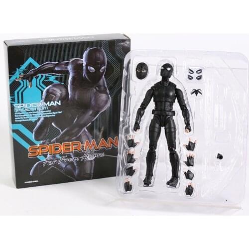 Marvel Spiderman Stealth Suit Ver Action Figure Spider Man Far From Home Movable Joint Dolls Toys