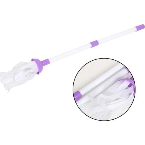 Cleaning Play Set Kids Role Play 6 Piece Broom Mop Bucket Dustpan Y4UD