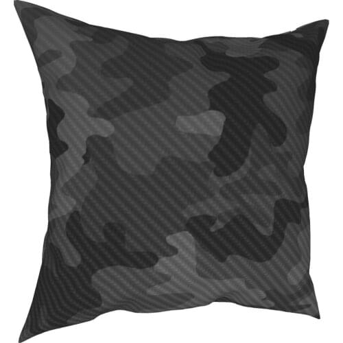 Camouflage Dark Pillowcover Home Decor Military Cushion Cover Throw Pillow for Sofa Polyester Double-sided Printing