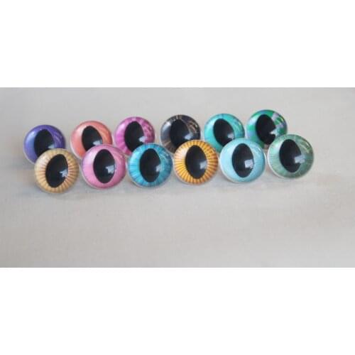 NEW EYES 20pcs 12mm 13 14 15 18 25mm clear crystal safety toy cat eyes +hand washer--color -size option--X12A