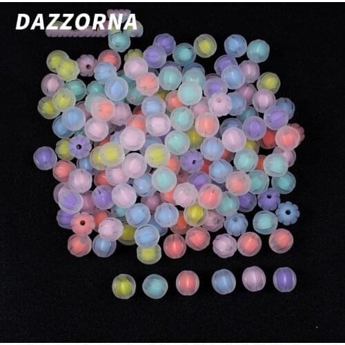New 20/40/60/80Pcs 12mm Acrylic Spaced Beads Transparent Round Shape Beads For Bracelet Necklace Jewelry Making DIY Accessories