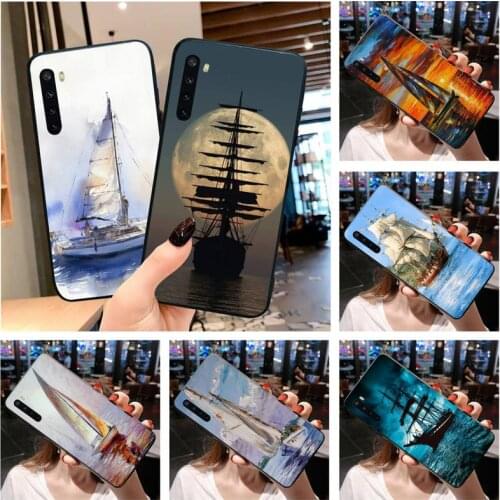 Sailing ship boat Phone Case For OPPO Realme 6 Pro Realme C3 5 Pro C2 RENO2-Z A11X