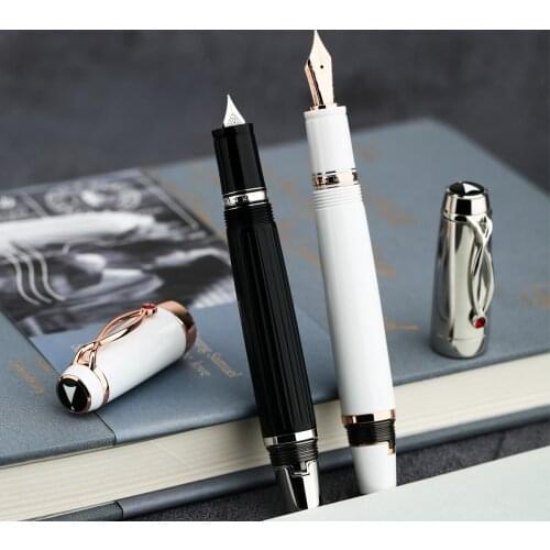 Moonman X1 Rotary Retractable Resin Fountain Pen EF Nib 0.38mm Ink Pen Gift Box