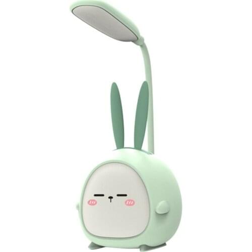 Portable LED Desk Lamp Foldable Light Cute Cartoon Desk Lamp USB Recharge LED Reading Light Eye Protective Colorful Night light