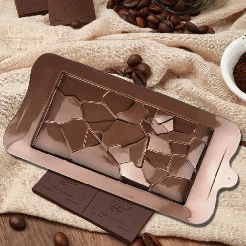 Chocolate Baking Tools Non-stick Silicone Cake Mold 3d Chip Jelly Candy Fondant Dessert Oven Mold Kitchen Bar Ice Sugar Tool