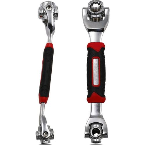 8-In-1 Socket Wrench 360-Degree Rotating Ratchet Activity Open Plum Blossom Multi-Head Double-Headed Multi-Purpose Wrench