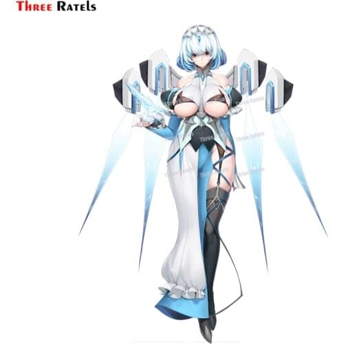 Three Ratels A209 Hot Sexy Waifu Girl Titania Frost For Last Origin Car Sticker Motorbike Laptop Notebook PVC Waterproof Decal