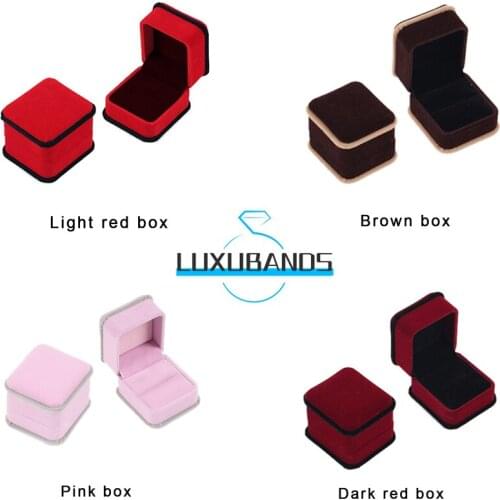 Men Women Tungsten Wedding Ring Box