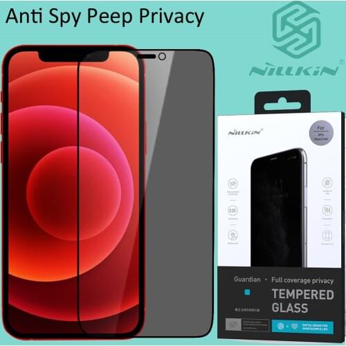 Nillkin Spy Privacy Tempered Glass For iPhone 12 Pro Max mini Anti Glare Peep Private Screen Protective oleophobic
