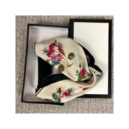 Women silk twill satin headbands wide-brimmed floral cross hairbands